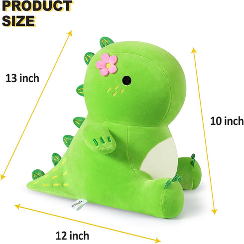 Ditucu Cute Dinosaur Cactus Stuffed Animals Toys Plush Dolls Super Soft Dino Plushies Birthday Gifts for Kids Girls Boys Green 12 inch...