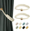 BEL AVENIR Curtain Tiebacks Magnetic Woven Curtain Holdback Drapery Tie-Back (Ivory Braid-2 Pack)...