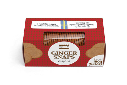 Nyakers Swedish Ginger Snaps, Original Flavor, 150 grams...