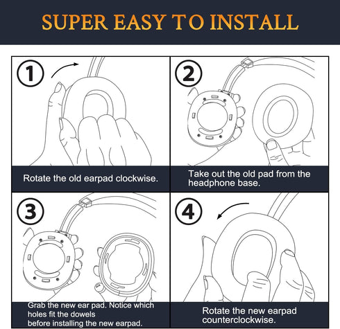 SOULWIT Professional Earpads Cushions Replacement for Turtle Beach Ear Force Elite 800/800X Wireless Gaming Headset, Ear Pads with Softer Protein ...