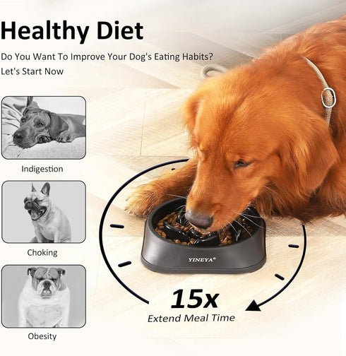 Slow Feeder Dog Bowls Small Breed, Dog Slow Feeder Bowl, Dog Food Bowls Slow Feeder, Small Dog Bowl Slow Feeder, Dog Puzzle Feeder Bowls, Dog Bowl...