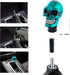 Lunsom Skull Gear Stick Shifter Knob, Resin Gear Shift Head Shifting Stick Handle Car Transmission Fit Automatic Manual Vehicle (Cyan)...