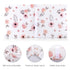 Tyke Bliss Pink Changing Pad Cover for Girls – Stretchy Floral Changing Pad Covers Made with 100% Combed Cotton Jersey Knit, Super Soft, Diaper Ch...