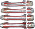 NewYall Chrome Exterior Door Handle Covers for Toyota 4Runner 2010-2021 No Smart Key Holes Outer Outside Front Rear Left Driver and Right Passenge...