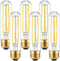 LiteHistory Tubular Light Bulb 6W Equal E26 LED Bulb 60 Watt dimmable Neutral White 4000K E26 Edison Bulb AC120V 600lm T9 T10 LED Bulb for Rustic ...