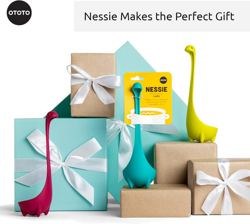 The Original Nessie Ladle by OTOTO - Soup Ladle, Cute Gifts, Funny Kitchen Gadgets, Loch Ness design, Cooking Gifts for Mom - Cute and Practical K...