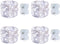 4 Pack Battery Operated Dewdrop Led Lights,Indoor Mini Fairy Lights with Timer Function,for Christmas and Halloween Lighting Decoration,6 Hours on...