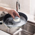 Stainless Steel Wool Scrubber with Handle,Heavy Duty Dish Scrubber Cleaning Cleaning Brush for Pots, Pans, Grills, Sink(2P)...