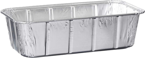 PLASTICPRO [2 Lb 10 Pack Disposable Loaf Pans Aluminum Tin Foil Meal Prep Bakeware - Cookware Perfect for Baking Cakes, Bread, Meatloaf, Lasagna 2...