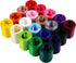 2 Inch Wide Solid Color Double Sided Polyester Satin Ribbon 20 Colors X 2 Yard Each Total 40 Yds Per Package...