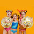 TURNMEON 6 Pcs 20 Inch Jumbo Sequins Beach Ball Pool Toys Balls Glitters Inflatable Clear Beach Ball Swimming Pool Water Beach Toys Outdoor Summer...