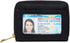 Credit Card Case Holder Wallet with ID Window Zipper Small...