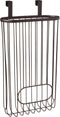 Spectrum Diversified Ashley Over-The-Cabinet Plastic Grocery Bag Dispenser, Plastic Bag Holder for Kitchen Storage & Organization, Under Sink Orga...
