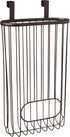 Spectrum Diversified Ashley Over-The-Cabinet Plastic Grocery Bag Dispenser, Plastic Bag Holder for Kitchen Storage & Organization, Under Sink Orga...