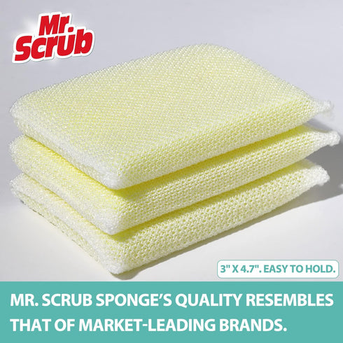 24 Pads All-Purpose Sponges Kitchen, Non Scratch Dish Sponge for Washing Dishes Cleaning Kitchen, Premium Kitchen Scrub Sponge and Scrubbers Clean...