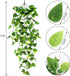 CEWOR 2pcs Fake Hanging Plants 3.6ft Fake Ivy Vine Artificial Ivy Leaves for Wedding Wall House Room Patio Indoor Outdoor Home Shelf Office Decor ...