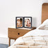 AVEAX Double 5x7 Picture Frame Black Wood Photo Frame Shadow Box Frame...
