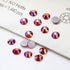 Yantuo Red AB Crystal Rhinestones SS16 1440 pcs, 4 mm Siam Glass Flat Back Rhinestone Strass for Nail Art,Tumbler Cup,Shoes,DIY Crafts,Bling Proje...