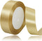 Gold Ribbon 1 Inch x 25 Yards, Satin Fabric Silk Ribbon for Gift Wrapping, Bows Making, Floral Bouquets, Wreaths, DIY Handicrafts, Sewing Projects...