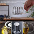 Small Teapot, Teapot with Infuser, Glass Tea Kettle Stovetop Safe, Blooming and Loose Leaf Tea Maker Set Gift for Women, 650ml/22oz...