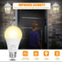 Dusk to Dawn Light Bulbs Outdoor 4 Pack, 2700K Soft White Light Sensor Bulbs, 12W (100 Watt Equivalent) Auto On Off Photocell Sensor, E26 A19 1000...