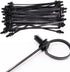 Benliu 50 Pcs Cable Zip Tie, 8.3x0.2 inch Heavy Duty Nylon Push Mount Self Locking Assortment Black, 8.3x0.2inch(50Pcs)...