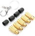 for tire deflators offroad accessories 4?in?1 Tire Deflator Portable Tyre Deflation Valve Tools for Offroad Vehicles with Valve Caps Keychain tire...