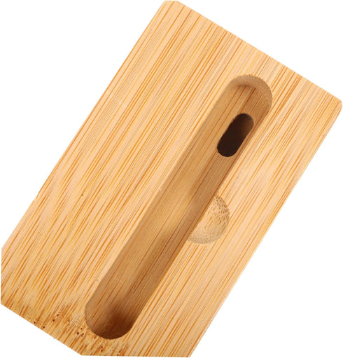NUOBESTY Universal Phone Sound Amplifier Wooden Phone Stand Bamboo Mobile Phone Holder Phone Dock Stands Cell Phone Stand with Loudspeaker Holder...