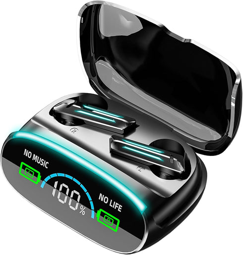 True Wireless Earbuds, 2024 Bluetooth Headphones 5.3 Earbuds, Waterproof Touch Control Ear Buds in-Ear Built-in Mic, with LED Power Display, IP7 W...