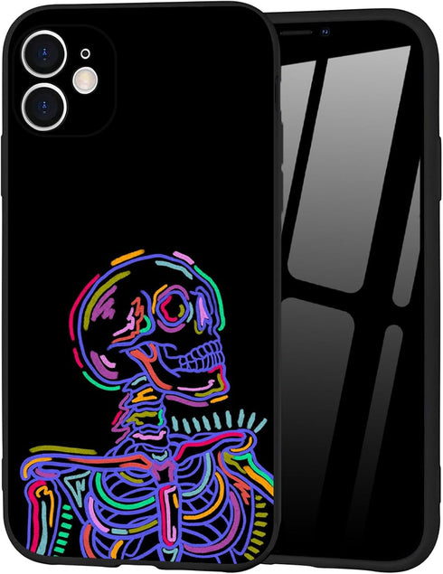 Cool iPhone 11 Case for Boys Men,Cartoon Street Fashion Shockproof Protection TPU Camera Protection Designer Case for iPhone 11 Purple...