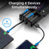 Portable Charger with Built in Cables, 20000mAh Power Bank 4 Output 3 Input, USB C Travel Charger for Multiple Devices, Battery Pack Compatible wi...