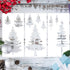 3 Pieces Christmas Pine Trees Stencils Reusable Pine Drawing Stencils Winter Holiday Fir Tree Templates Christmas Woodland Painting Stencils for D...