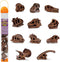 Safari Ltd Dinosaur Skulls TOOB - 11 Mini Figurines Including Velociraptor, Brachiosaurus, Oviraptor, Triceratops, Tyrannosaurus Rex and More - Ed...