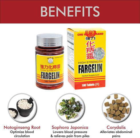 High Strength Fargelin Herbal Supplement by Solstice Medicine Company (180 Tablets) (1 Box)...