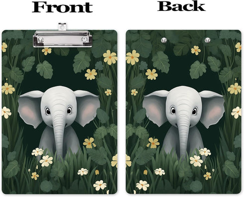 Hongri Cardboard 8.5 x 11 Clipboard, Fashion Design Letter Size Wooden Clipboards, Cute Animals Pattern, A4 Standard Clip board Size 9" x 12.5", O...