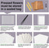 WANDIC Wooden Flower Press Kit with Instructions, 6 Layers A5 Flower Preservation Art Kit Dried Flower Craft Kit Plant Press Book for Gift DIY Art...
