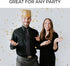 Mens Fashion Sequin Skinny Tie - Great for Weddings, Parties, Costumes, Halloween - Many Colors to Choose From...