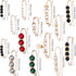 14 Pieces Pearl Scarf Brooch Pin Assorted Muslim Scarf Hijab Clips Small Brooch Set Metal Clips for Headscarf Shawl Muslim Women Scarves Hijab Saf...