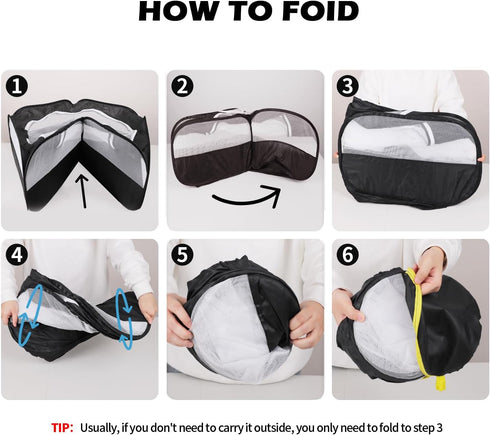 UWE Small Animal Playpen, Chicken Brooder Box with Cover Top, Portable Outdoor Exercise Pet Cage Tent, Waterproof Breathable Pet playpen Indoor fo...