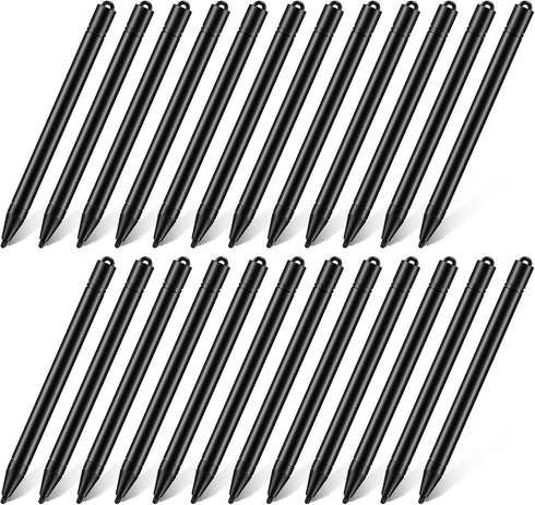 24 Pieces Replacement Stylus Pens LCD Board Pens for LCD Writing Tablet Drawing Pad Memo Message Boards Kids Adults, Black......