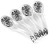 Dragon Ceramic Spoon Soup Spoons Asian Soup Spoon Chinese Korean Japanese Ramen Pho Miso Spoons Set of 4 with Hole 6.2 Inch...