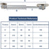 120N/26lbs Gas Strut Lift Support 6 Inch Length Hydraulic Gas Spring, Safety Lift Support, Cabinet Door Lift Pneumatic Support for Cabinet Toy Box...
