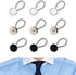 Clothing Button Extender,9 Pack Collar Extenders for Mens Shirts,Neck Button Extender Metal Extension Buckle for Dress Shirt Comfortable Tie Colla...