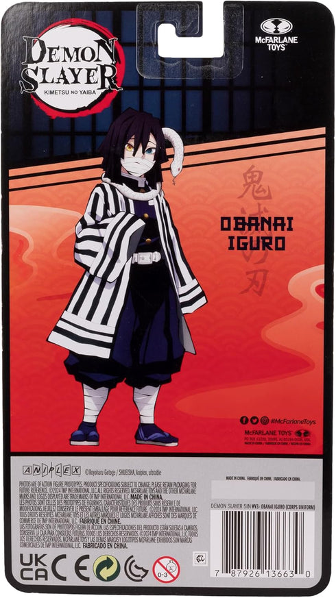 McFarlane Toys - Demon Slayer Obanai Iguro 5in Action Figure...