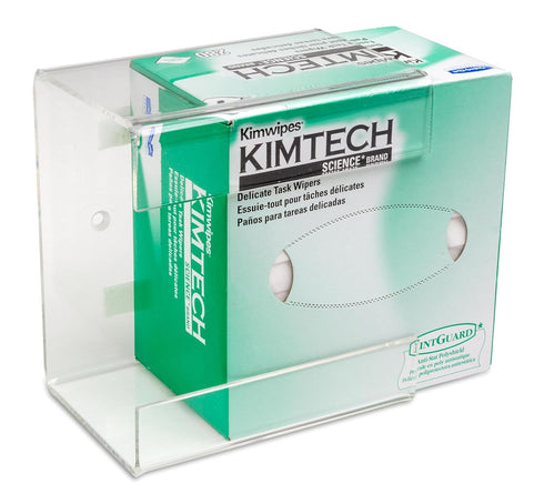 Clear Acrylic Lab Wipe Holder, 1 Compartment, Wall Mountable...