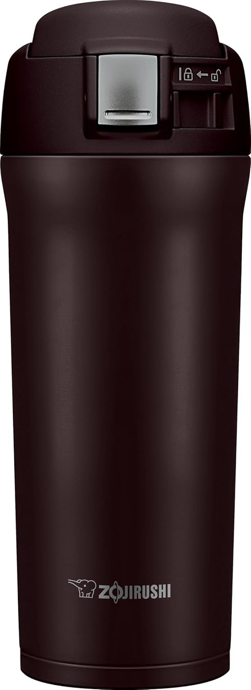 Zojirushi Stainless Steel Travel Mug, 16 oz, Dark Cocoa...