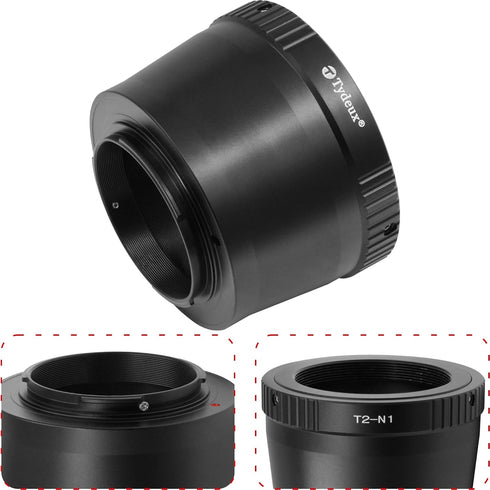T2 N1 T Mount Lens Adapter for N ikon 1 Series Camera V1 V2 V3 J1 J2 J3 J4 J5...