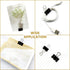120Pcs Mini Binder Clips, 5/8 inch(15mm), Paper Clamps Small Size for Office Supplies, Black...