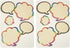 Wrapables Rainbow Thinking Bubble Sticky Notes (Set of 2)...