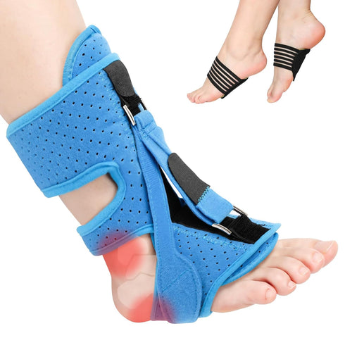 Plantar Fasciitis Night Splint Sock Plantar Fasciitis Brace Relief with Arch Support Adjustable Orthotic Stretcher Brace for Women Men Relief Achi...